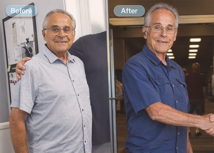 Danny before and after